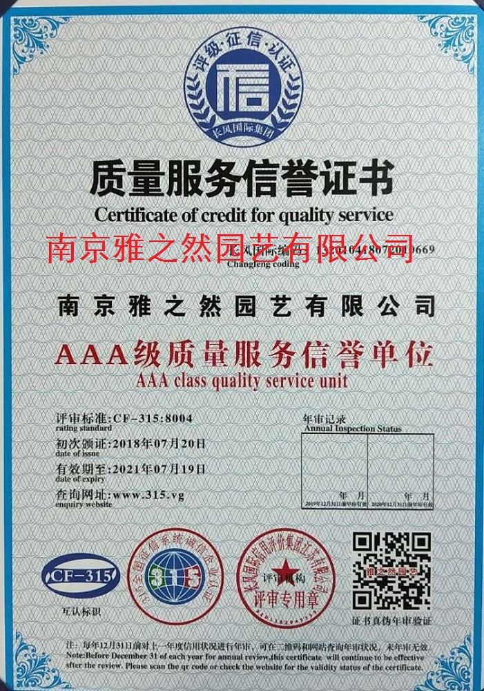 榮譽資質